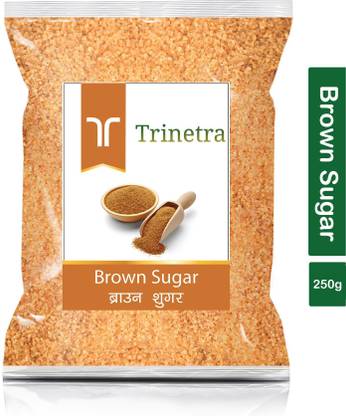 Trinetra Best Quality Brown Sugar-250gm (Pack Of 1) Sugar