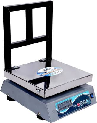 Shree-G 70Kg Capacity Weighing Machine PAN Size 12 x 12 Inches With Double Side Display Weighing Scale