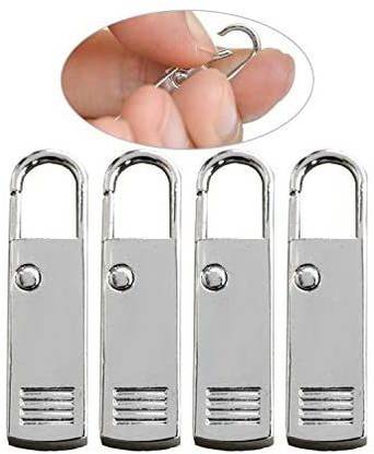 Yeezo Zipper Pull Tab Replacement Metal Zipper Extension Handle Mend Fixer for Luggage Backpack Suitcase