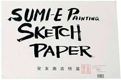 Yasutomo Rice Paper Sketch Pad, 12-1/8 X 18-1/8 In, 48 Sheets - 244074