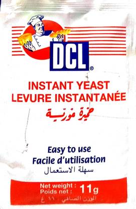 DCL Instant Yeast, 11g (Pack of 3) 33g Yeast Powder