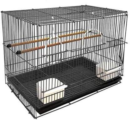 KAPOOR PETS 2 FT Bird Cage Best for Lovebird/Pet, Parrot, Parakeet, Budgie, Cockatiel Cage Hammock Large Bird Cage (Size: 23.5" Long, 16.5" Wide and 16" Height) Color May Vary (24 inch) Bird House