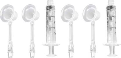 Shopwell Nipple Aspirator Corrector Feeding Sucking for Flat Inverted Retraction Nipple Redress Breastfeeding Aid Breast Nipple Shield-Pack Of 2 Breast Nipple Shield