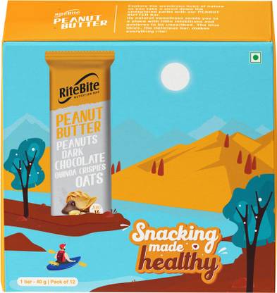 RiteBite Peanut Butter Bar Box