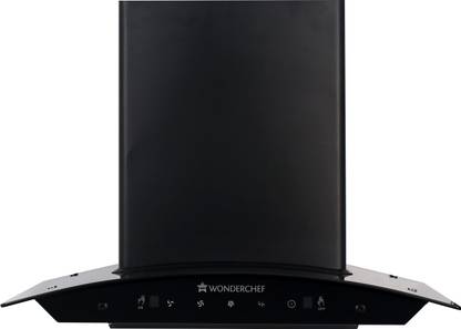 WONDERCHEF Ruby 60 cm Auto Clean Wall Mounted Black 1200 CMH Chimney