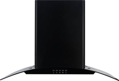 WONDERCHEF RUBY Curve 60 cm Wall Mounted Black 1000 CMH Chimney