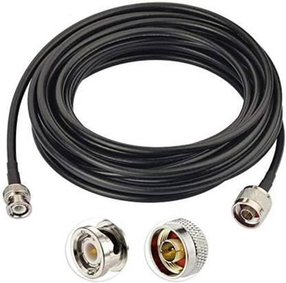 3AN Telecom Digital Coax Audio Cable 7.62 m BNC to N Cable N Male to BNC Male Connector with Low Loss RG58 Coaxial Cable for Ham Radio Signal Booster Repeater Router Antenna Extension Cable 25Ft