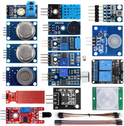 Super Debug 16 in 1 Smart Home Sensor Modules Kit for Arduino Raspberry Pi DIY Professional Electronic Components Electronic Hobby Kit