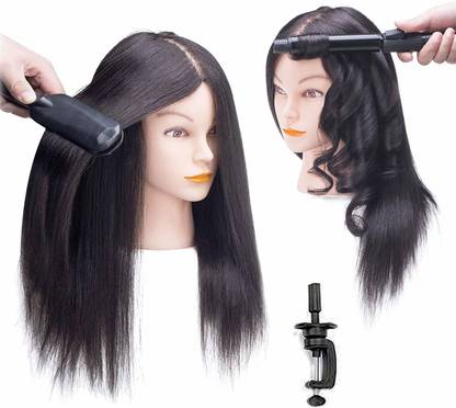 HEROSHIV INDIA Imported Dummy Mannequin For Styling 28 Inch Long Hair Extension