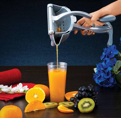 Onprix Aluminium Aluminum Manual Fruit Juicer, Hand Press Lemon Squeezer Alloy Heavy Duty Juicer Squeezer Lemon Extractor Tool Easy Clean Fruit Citrus juicer for Orange Lime Metal Press Squeezer Hand Juicer