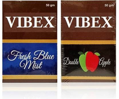 VibeX Huge Clouds, Amazing Taste Hookah Shisha Gel-Fresh Blue Mist,Double Apple Fresh Blue Mist, Double Apple Hookah Flavor