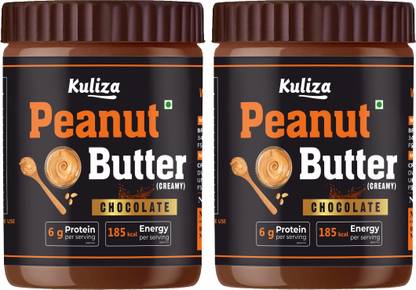 Kuliza Chocolate Peanut Butter Creamy - ( 1Kg + 1Kg )