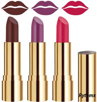 RYTHMX Smooth Creme Matte Lipstick for Girls Bold Colors in Just One Swipe Code no-642