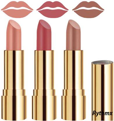 RYTHMX Soft Creme Matte Lip Colors Collection Combo Set of 3 Pcs Code no-1536