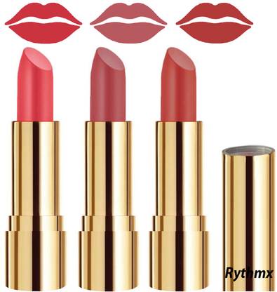 RYTHMX Smooth Creme Matte Lipstick for Girls Bold Colors in Just One Swipe Code no-556
