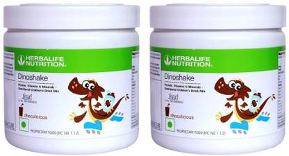 HERBALIFE Dinoshake Kids Drink Mix - Chocolate Flavor 2 PCS PACK Plant-Based Protein