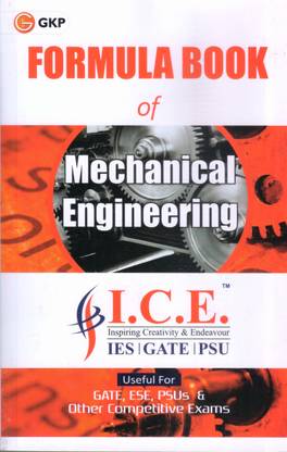 GATE Mechanical Engineering All In One Hand Book (Formula Book) 2022 For GATE, ESE, PSU, NDA,CDS And Other Competitive Exams