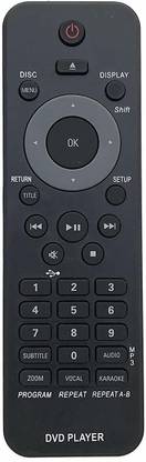 ZEDDY Remote Compatible for  DVD Player Remote PHILIPS Remote Controller