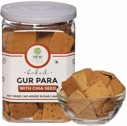 NEW TREE Baked Gur para (with Chia Seed) Mason Jar