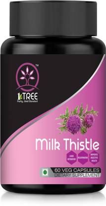 1 Tree Milk Thistle Extract-Milk Thistle Capsules - Support Liver Immunity Booster 60 Cap