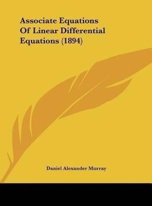 Associate Equations Of Linear Differential Equations (1894)