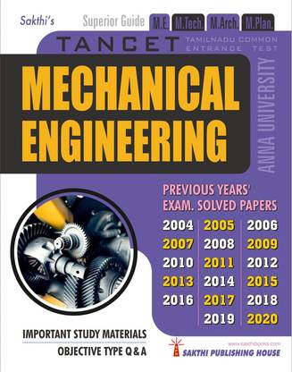 Tancet Mechanical Engineering Previous Years Exam Solved Papers