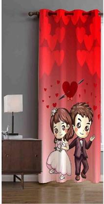 DEHATI STORE 152 cm (5 ft) Window Polyester Semi Transparent Curtain Single Curtain