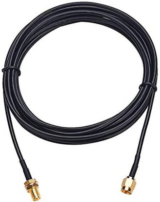 3AN Telecom Digital Coax Audio Cable 9.1 m 9M/30ft Rg174 WiFi Antenna Extension Cable RP-SMA Male to Female Connector for Wireless LAN Router Bridge & Other External Antenna Equipment