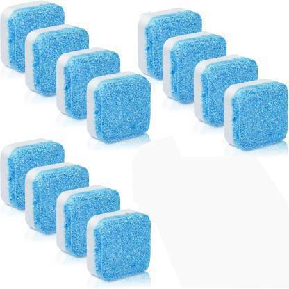 Lunavisor 12 Pcs Washing Machine Cleaning Tablets, Tablets Cube For Deep Cleaning, 12 Pcs Dishwashing Detergent