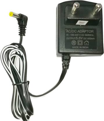 Diycart 5.5v 500ma Indian power Worldwide adaptor Worldwide Adaptor