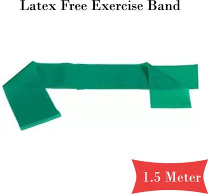 Ashni tech band 1.5Meter For Exercise and Muscles Strength Latex Free Material Band Resistance Band