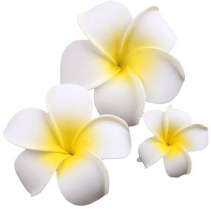 eassycart PLUMERIA FLOWER HAIRPIN BOHEMIAN FRANGIPANI HAIR CLIP BRIDAL SEASIDE BEACH ACCESSORIES GIFT Hair Clip