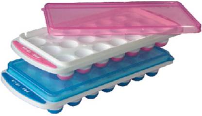 JOYO Popup Ice Tray Multicolor Plastic Ice Cube Tray