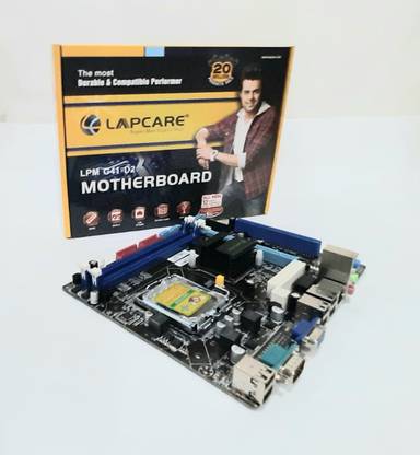 LAPCARE LPM G41 - D2 LGA 775Socket Mini-ATX Intel G41 Chipset DDR2 Motherboard for Desktop
