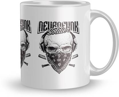 HUBBY WIFEY Unique Ultimate SOLDIER Design (320 ml) Ceramic Coffee Mug