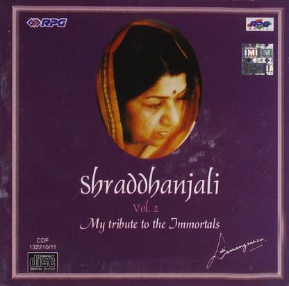 Shraddhanjali-My Tribute To The Immortals Vol. 2 Audio CD Special Edition