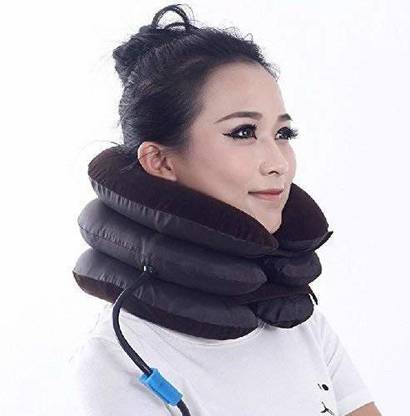 Dankhra Portable Neck Pillow Three Layers Tractor Massager Excerciser For Cervical Spine Neck Back Shoulder Pain Neck Pillow