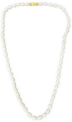 Jaipur Gemstone - AA++ Quality Certified Pearl Moti Gemstone for Unisex Pearl Stone Chain