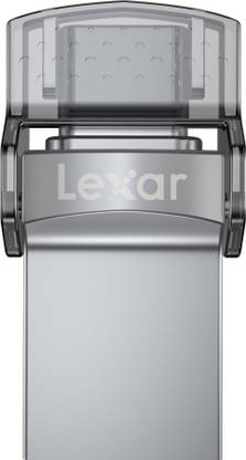 Lexar Dual Drive D35c USB 3.0 Type-C 128 Pen Drive Compatible with Laptop, Desktop Computer, Tablet, Mobile, Netbook USB 3.0 Metal Case