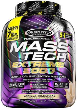 Muscletech Performance Series Mass Tech Extreme 2000 Whey Protein