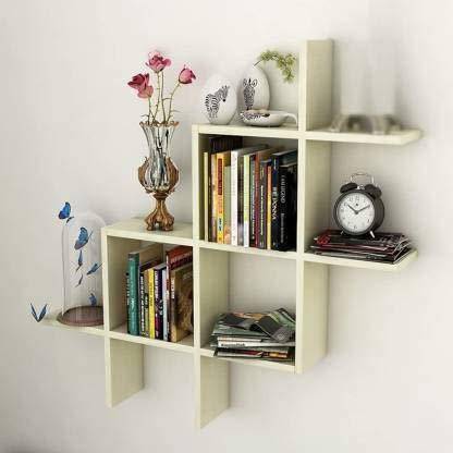 irfanhandicrafts Extra Large Size Wall Shelves Engineered Wood for home Decor Home and Office MDF (Medium Density Fiber) Wall Shelf