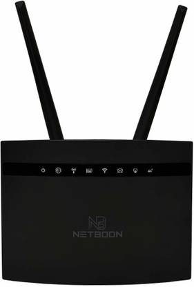 Netboon 4G LTE Router CPE-A310 2.5GHz MU-MIMO Wireless WiFi Router 4G Router 2.4 GHz 300 Mbps Wifi Speed Dual Band External Antenna Access Point Mode