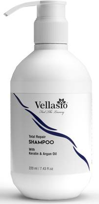 vellasio Total Hair Repair Shampoo with Keratin And Argan Oil