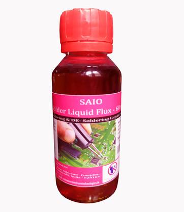 saio Solder Liquid Flux/Liquid paste flux for soldering & de-soldering - 60ml 20 W Temperature Controlled
