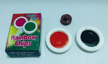A SARKAR MAGIC WORLD Rainbow Chips Magic / Color Changing Striker Magic 1 Magic Tricks
