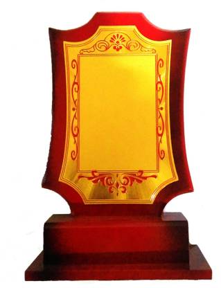 Be Win Wooden Red Diomond Shaped Small Momento For Sports Event, Functions & Other Events Trophy