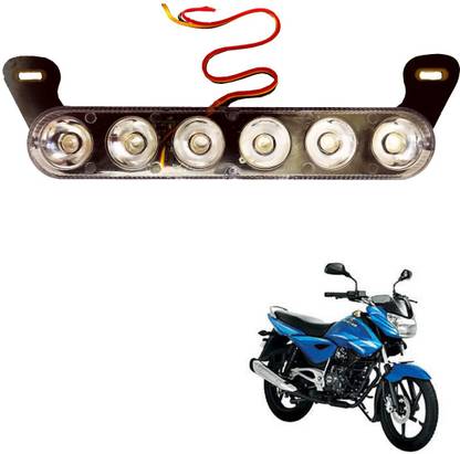 Crokrok led-lecenceplatestrobe-6-216 License Plate Light Car, Motorbike LED for Bajaj (12 V, 35 W)