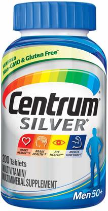 Centrum Silver Men 50+, 200-Count Bottle