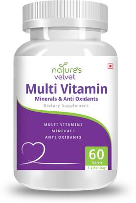 nature's velvet Nature's Velvet Multivitamins, Minerals and Antioxidants 60 Tablets