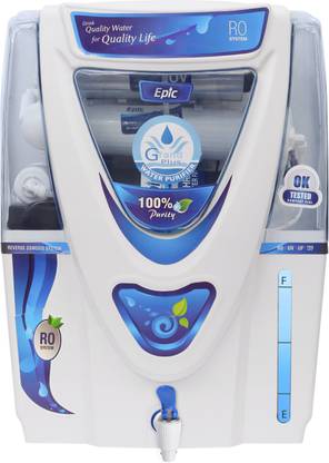 Grand plus AQUA EPIC AT 15 L RO + UV + UF + TDS Water Purifier
